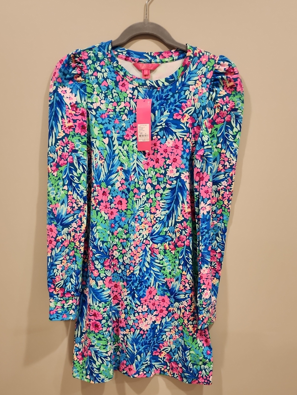NWT Lilly Pulitzer Multicolor Tropical-Print Dress, Size XS